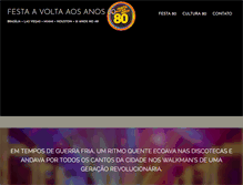 Tablet Screenshot of festa80.com.br